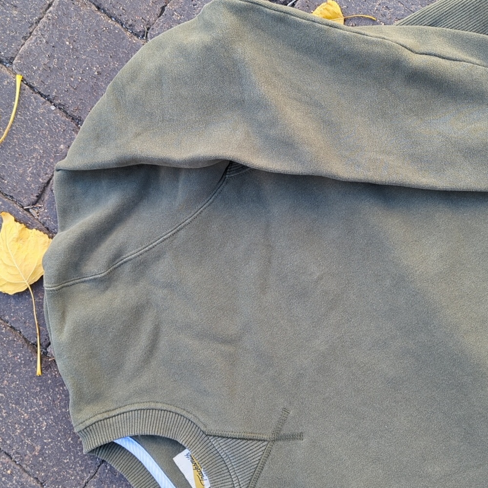 Tracksmith Trackhouse Crew, Green, Men's M - Picture 3 of 16